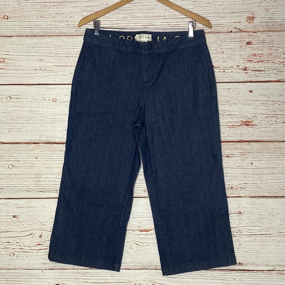NWT Kate Spade Broome St Denim Culotte in Dark Denim Sz 29